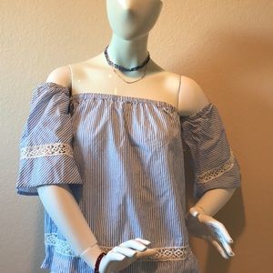 Off the shoulder blouse